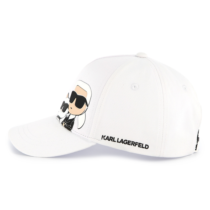 Verstelbare pet met print KARL LAGERFELD KIDS 
                        GIRL