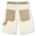 Verstelbare bermuda van twill TIMBERLAND 
                    BOY