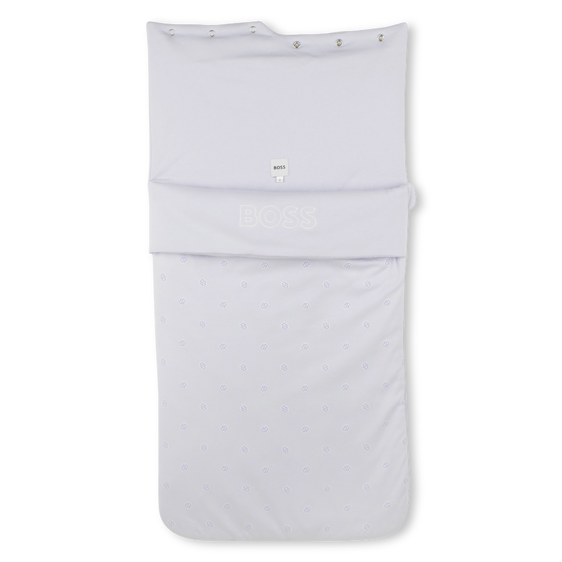 Katoenen trappelzak met print BOSS 
                        UNISEX