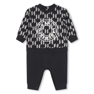 Jumpsuit met print KARL LAGERFELD KIDS BOY