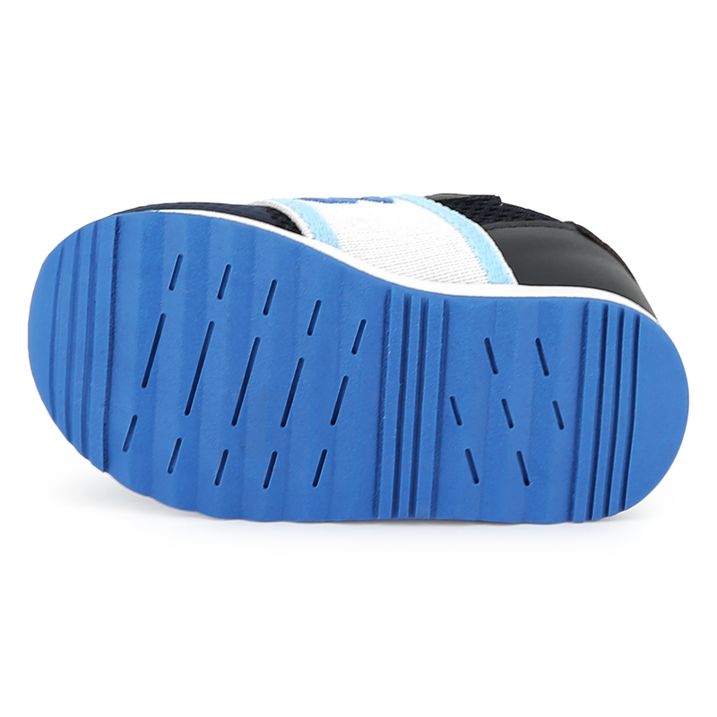 Sneakers met leer en visnet BOSS 
                        BOY