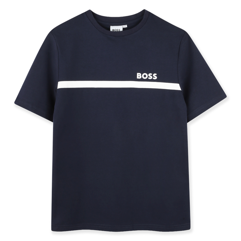 T-SHIRT MET KORTE MOUWEN BOSS 
                        BOY