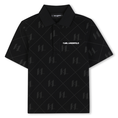 Korte mouwen polo KARL LAGERFELD KIDS BOY