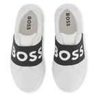 De sneaker van de faux BOSS 
                    JONGEN