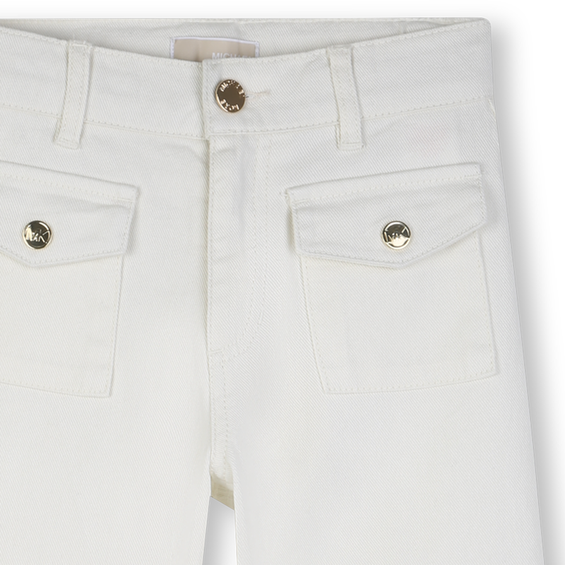 BROEK MET VERSTELBARE TAILLE MICHAEL KORS 
                        GIRL