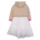 Bi-materiaal jurk BILLIEBLUSH 
                    GIRL