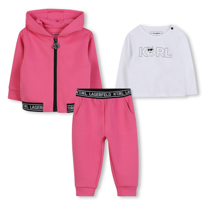 3-delige joggingset KARL LAGERFELD KIDS GIRL