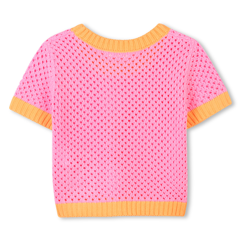 Gehaakt T-shirt in 2 kleuren BILLIEBLUSH 
                        GIRL