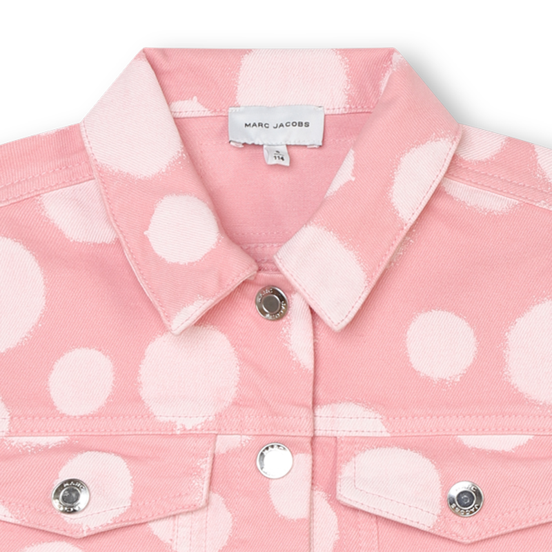 Korte jas met stippen