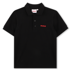POLO MET KORTE MOUWEN HUGO 
                    JONGEN