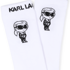 Bedrukte kniekousen KARL LAGERFELD KIDS 
                    UNISEX