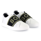 Sneakers van twee materialen BOSS 
                    BOY