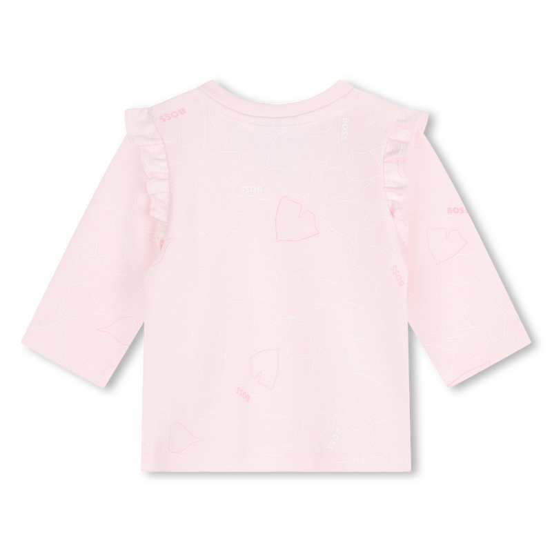 Katoenen tuinbroek en T-shirt BOSS 
                        GIRL