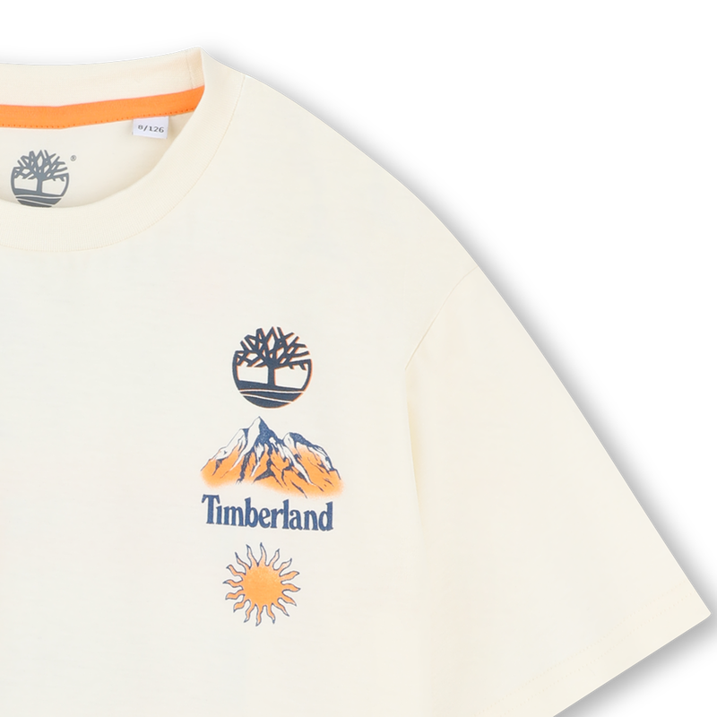 Wijd T-shirt met bergprint TIMBERLAND 
                        BOY