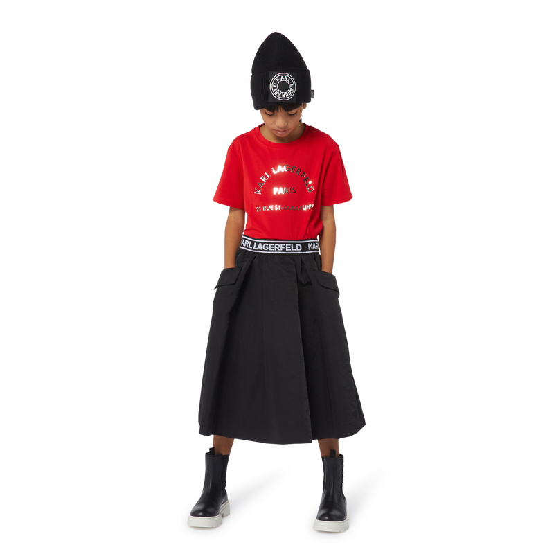 Lederen laarzen KARL LAGERFELD KIDS 
                        GIRL