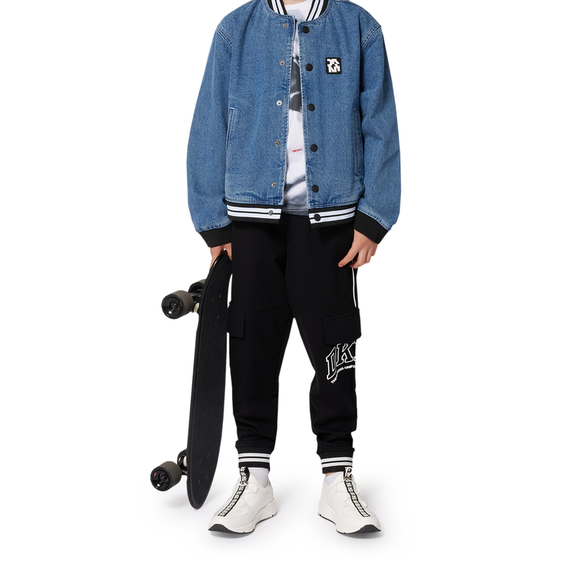 Sneakers met vetersluiting DKNY 
                        BOY