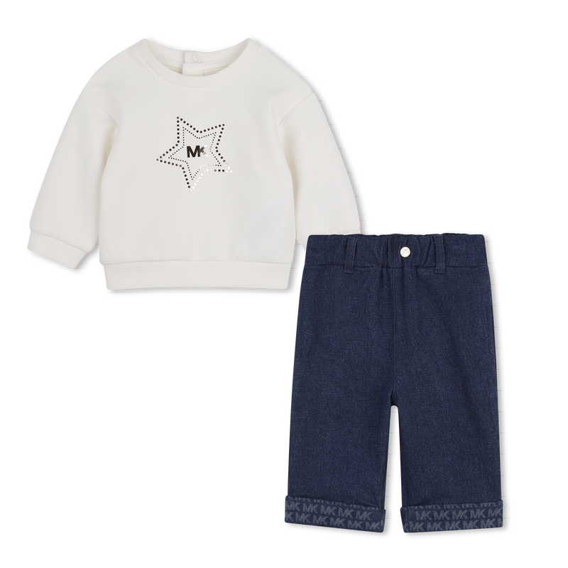 Sweat- en broekset MICHAEL KORS 
                        MEISJE