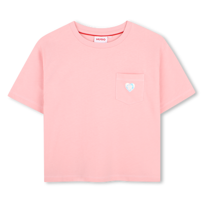 T-shirt met korte mouwen HUGO MEISJE