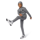 Gebreide muts met badge BOSS 
                    BOY