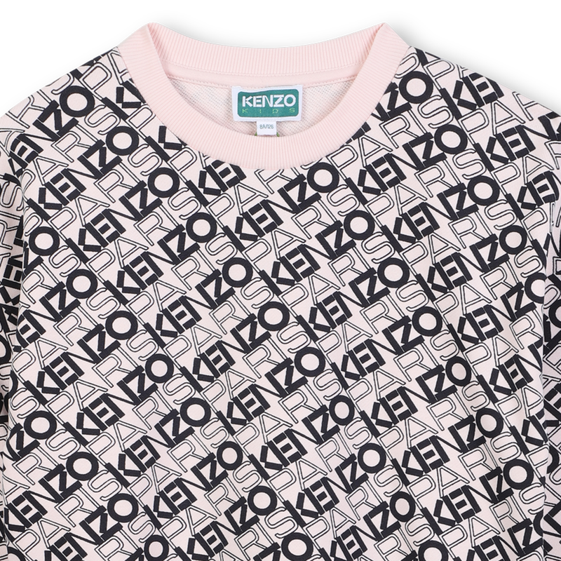 Fleece jurk KENZO KIDS 
                        GIRL