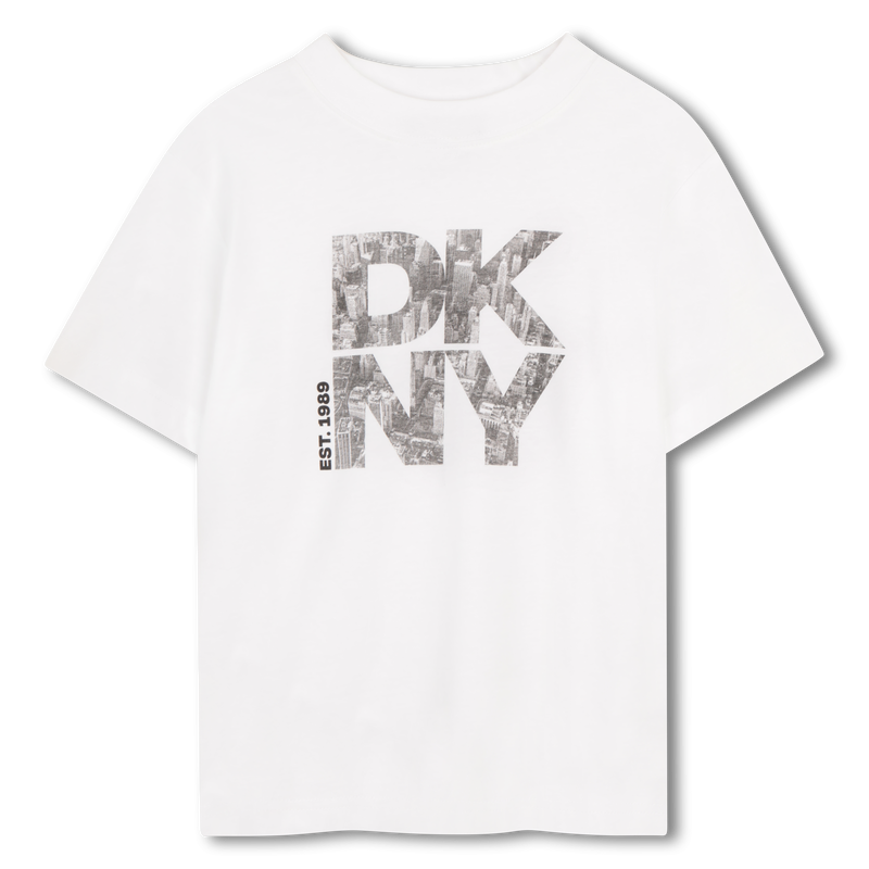 T-SHIRT MET KORTE MOUWEN DKNY 
                        BOY