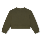 Korte sweater van fleece MARC JACOBS 
                    GIRL