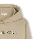 Fleece jurk met capuchon MICHAEL KORS 
                    GIRL
