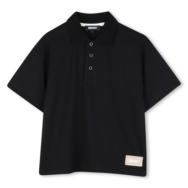 POLOSHIRT MET KORTE MOUWEN DKNY 
                        BOY