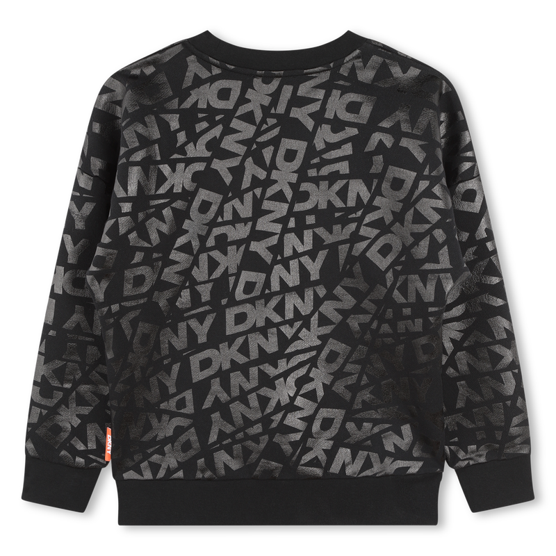 Fleece sweater van katoen DKNY 
                        UNISEX