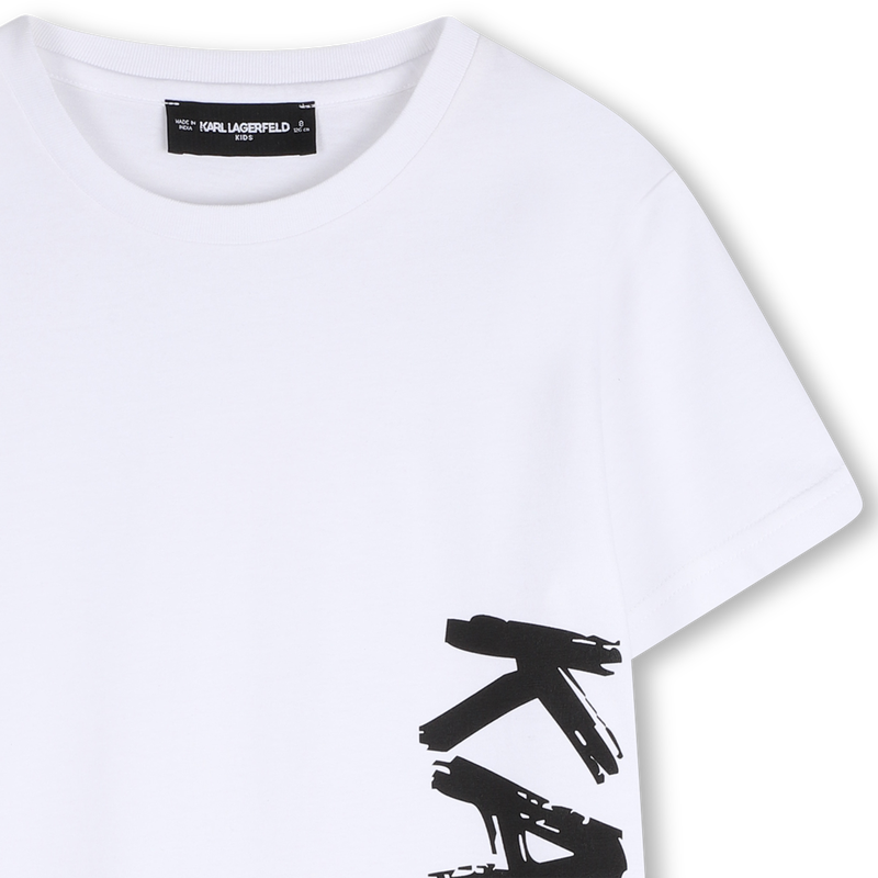 T-SHIRT MET KORTE MOUWEN KARL LAGERFELD KIDS 
                        BOY