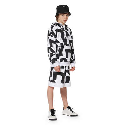 Bermuda van fleece katoen DKNY UNISEX