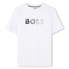 T-shirt met korte mouwen, WIT, hi-res