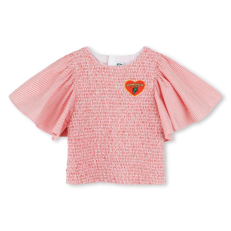 Katoenen blouse KENZO KIDS 
                        GIRL