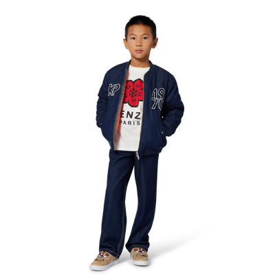 Jersey T-shirt met lange mouwen KENZO KIDS UNISEX