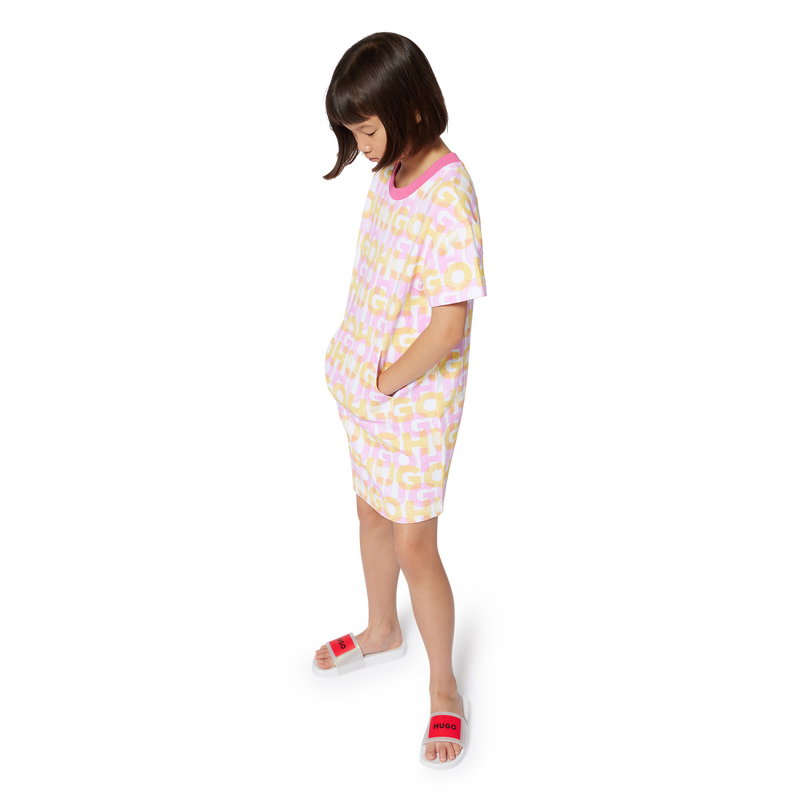 Slippers met badges HUGO 
                        GIRL