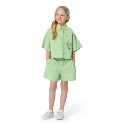 POPLIN OVERHEMD KENZO KIDS GIRL