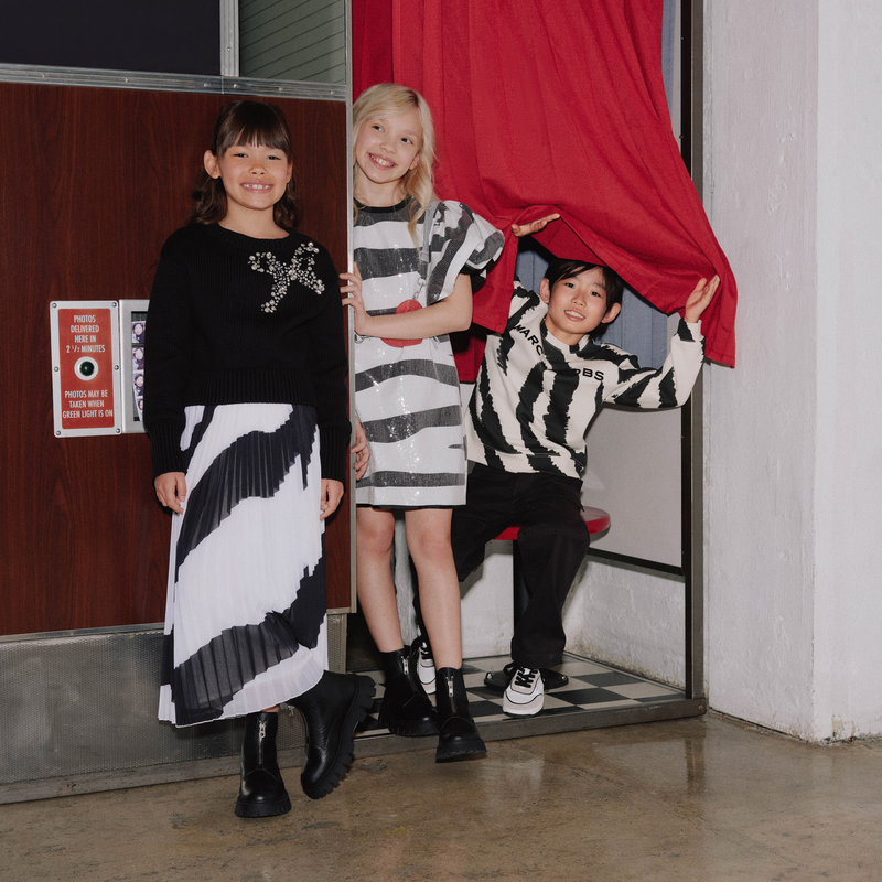 Rundlederen enkellaarsjes MARC JACOBS 
                        GIRL