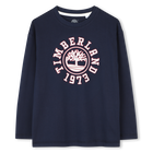 T-shirt met lange mouwen, MARINE, hi-res