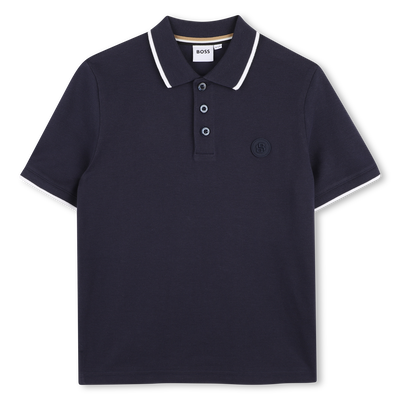 POLOSHIRT MET KORTE MOUWEN BOSS BOY