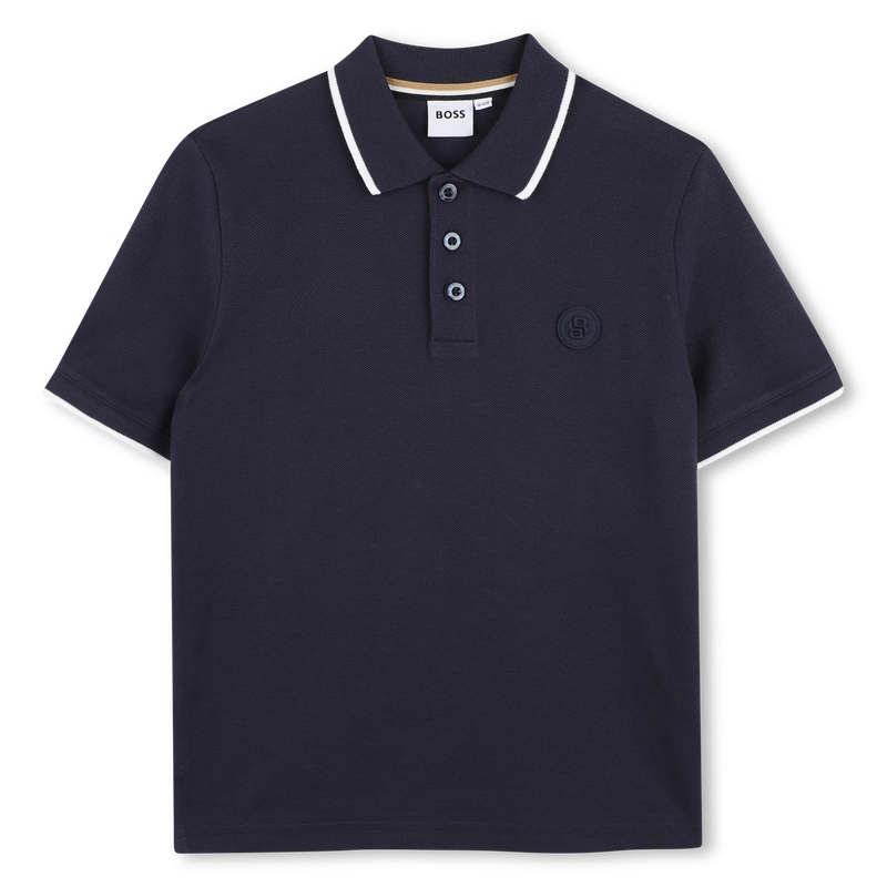 POLOSHIRT MET KORTE MOUWEN BOSS 
                        BOY