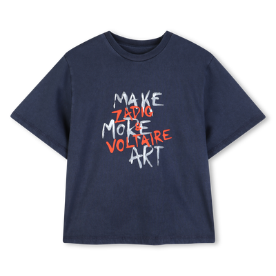 T-SHIRT MET KORTE MOUWEN ZADIG & VOLTAIRE BOY