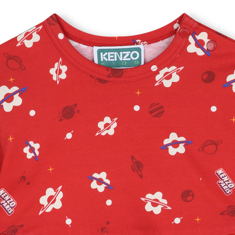 Jurk met lange mouwen KENZO KIDS 
                        GIRL
