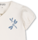 T-shirt, bucket hat en bretels set KENZO KIDS 
                    GIRL