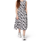 Katoenen jurk met print DKNY 
                    MEISJE
