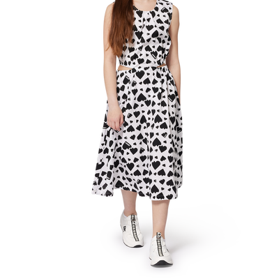 Katoenen jurk met print DKNY GIRL
