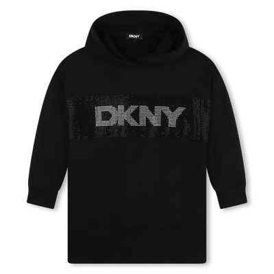Fleece jurk met capuchon DKNY GIRL