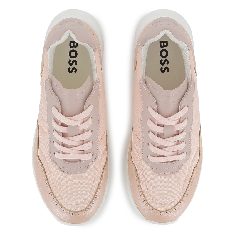 SNEAKERS MET VETERS BOSS 
                        GIRL