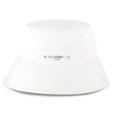 Katoenen geborduurde hoed KARL LAGERFELD KIDS GIRL