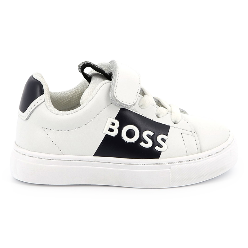 Leren sneakers in twee kleuren BOSS 
                        BOY