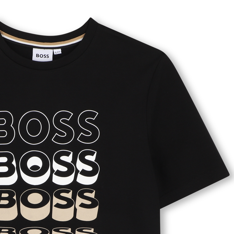 T-SHIRT MET KORTE MOUWEN BOSS 
                        BOY